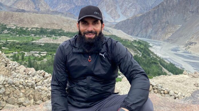 Former Pakistan captain Misbah-ul-Haq.