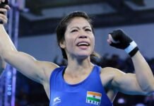 एमसी मैरी कॉम ने बॉक्सिंग से संन्यास लिया: 6 बार की वर्ल्ड चैंपियन बोलीं- अंतरराष्ट्रीय नियम मुझे आगे खेलने की परमिशन नहीं देते एमसी मैरी कॉम ने बॉक्सिंग से संन्यास लिया: 6 बार की वर्ल्ड चैंपियन बोलीं- अंतरराष्ट्रीय नियम मुझे आगे खेलने की परमिशन नहीं देते