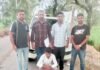 अवैध असला सहित युवक काबू