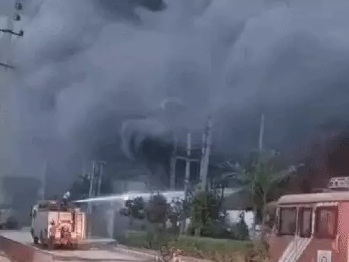 सोनीपत में कूलर-पंखे की फैक्ट्री में लगी आग