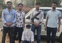 अवैध पिस्तौल व कारतूस सहित युवक गिरफ्तार, वारदात की फिराक में था आरोपी