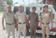 चोरी के मामले में आरोपी गिरफ्तार, चोरीशुदा सामान बरामद