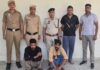 पुलिस ने 5.17 ग्राम चिट्टा सहित दो युवकों को दबोचा