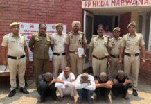 व्यापारी से हर माह 1 लाख की रंगदारी मांगने वाले गिरोह के 5 आरोपी गिरफ्तार