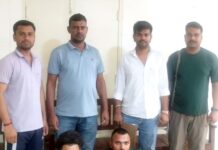 जानलेवा हमला करने व एससी/एसटी एक्ट मामले में फरार चल रहे 2 आरोपी गिरफ्तार पुलिस की गिरफ्त में दोनों आरोपी