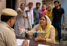 महिला ने पड़ोसियों पर मारपीट व धमकी के लगाए आरोप