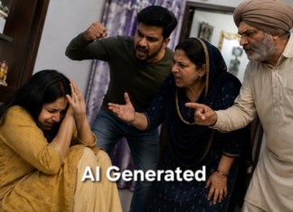 दहेज को लेकर महिला से मारपीट का आरोप