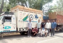 3,867 किलो अवैध पटाखे व विस्फोटक सामग्री बरामद सीआईए द्वारा पकड़े गए आरोपी व ट्रक